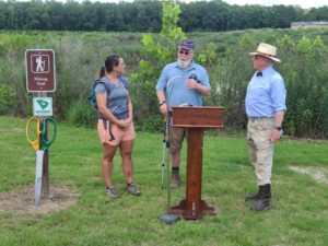 Opening ceremony of Camden Riverfront Environmental Park on the Chotty Trail